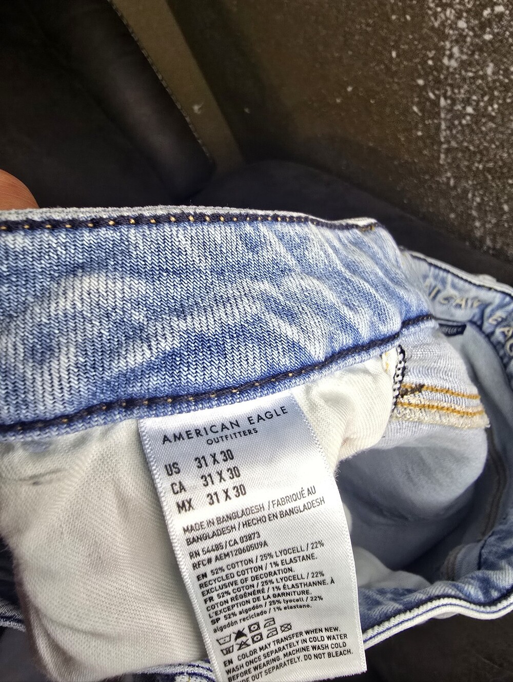 American Eagle Outfitters Light Blue Straight Jeans 31x30
